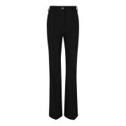 Zwarte Flare Broek Patou , Black , Dames