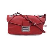 Pre-owned Leather shoulder-bags Miu Miu Pre-owned , Red , Dames