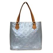 Pre-owned Leather louis-vuitton-bags Louis Vuitton Vintage , Gray , Da...