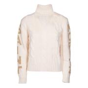 Stijlvolle Sweaters Collectie MC2 Saint Barth , Beige , Dames