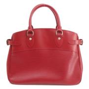 Pre-owned Leather louis-vuitton-bags Louis Vuitton Vintage , Red , Dam...