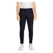 Blauwe effen broek met ritssluiting Antony Morato , Blue , Heren