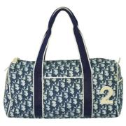 Pre-owned Canvas dior-bags Dior Vintage , Blue , Dames