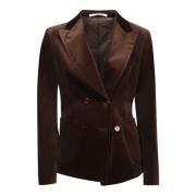 Dameskleding Jas Bruin Aw24 Tagliatore , Brown , Dames