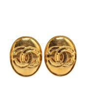 Pre-owned Fabric chanel-jewelry Chanel Vintage , Yellow , Dames