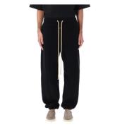 Zwarte Fleece Sweatpants Aw24 Stijl Fear Of God , Black , Heren