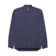 Blauw Casual Oversized Shirt Dickies , Blue , Heren