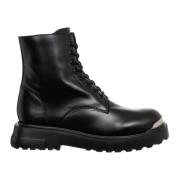 Effen Veterschoenen met Ritssluiting Love Moschino , Black , Dames