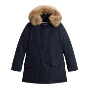 Afneembare Arctische Jas Woolrich , Blue , Dames