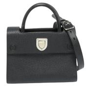 Pre-owned Leather dior-bags Dior Vintage , Black , Dames