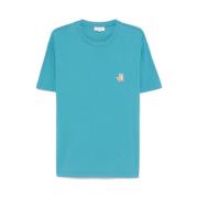 Speedy Fox Head Patch T-shirt Maison Kitsuné , Blue , Heren