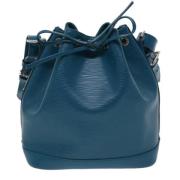 Pre-owned Leather louis-vuitton-bags Louis Vuitton Vintage , Blue , Da...