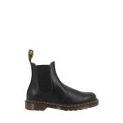 Zwarte platte elastische enkellaarzen voor dames Dr. Martens , Black ,...