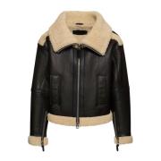 Shearling Jas Mackage , Brown , Heren