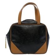 Pre-owned Canvas handbags Yves Saint Laurent Vintage , Black , Dames