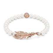 Idyllia Damesarmband Veer Roségoud Wit Maat M 5663482 Swarovski , Gray...