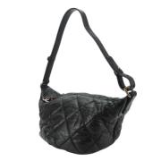 Pre-owned Leather chanel-bags Chanel Vintage , Black , Dames