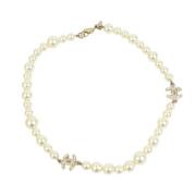 Pre-owned Metal chanel-jewelry Chanel Vintage , White , Dames