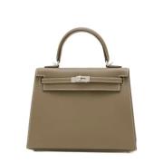 Pre-owned Leather handbags Hermès Vintage , Brown , Dames