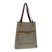 Pre-owned Leather gucci-bags Gucci Vintage , Beige , Dames