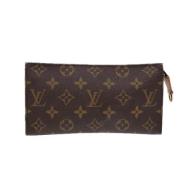 Pre-owned Canvas clutches Louis Vuitton Vintage , Brown , Dames