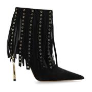 Gehakte enkellaarzen Debby Casadei , Black , Dames