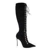 Laarzen met hak Casadei , Black , Dames