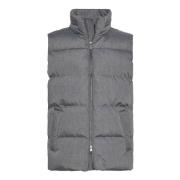 Gilet Van Technische Stof Met Ganzendons Boggi Milano , Gray , Heren