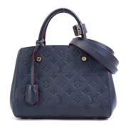 Pre-owned Leather louis-vuitton-bags Louis Vuitton Vintage , Blue , Da...