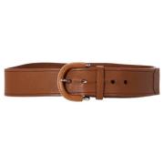 Pre-owned Leather belts Prada Vintage , Brown , Heren