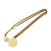 Pre-owned Metal chanel-jewelry Chanel Vintage , Yellow , Dames