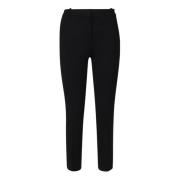 Zwarte elegante broek Cigarette-fit Pinko , Black , Dames