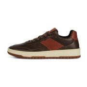 Leren Sneakers Boggi Milano , Brown , Heren