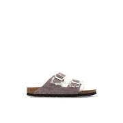 Slides Arizona Shearling Birkenstock , Purple , Dames