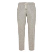 City Broek van Flanel Boggi Milano , Gray , Heren