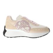 Sprint Runner Roze Sneakers Alexander McQueen , Pink , Dames