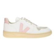 Lage Logo Patch Sneakers Veja , White , Dames