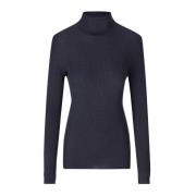 Turtleneck Sweater Brunello Cucinelli , Blue , Dames