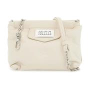 Rode Loper Glam Slam Mini Tas Maison Margiela , Beige , Dames