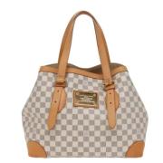 Pre-owned Canvas louis-vuitton-bags Louis Vuitton Vintage , White , Da...