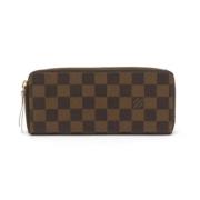 Pre-owned Plastic wallets Louis Vuitton Vintage , Brown , Dames