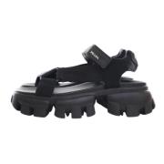 Pre-owned Plastic sandals Prada Vintage , Black , Dames