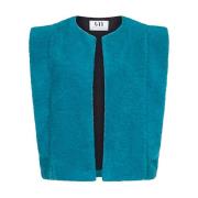 Lily Gilet Vest Lofty Manner , Blue , Dames