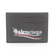 Pre-owned Leather wallets Balenciaga Vintage , Black , Dames