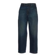 Blauwe Relaxte Denim Jeans Department Five , Blue , Heren