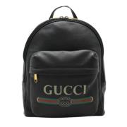 Pre-owned Leather gucci-bags Gucci Vintage , Black , Dames