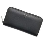 Pre-owned Leather wallets Dior Vintage , Black , Dames