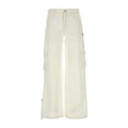 Witte Cargo Broek in Katoenmix Gimaguas , White , Heren