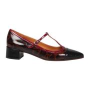 Pumps met dierenprint en gespsluiting Chie Mihara , Red , Dames