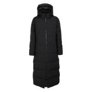 Koudweer Performance Satin Parka Canada Goose , Black , Dames